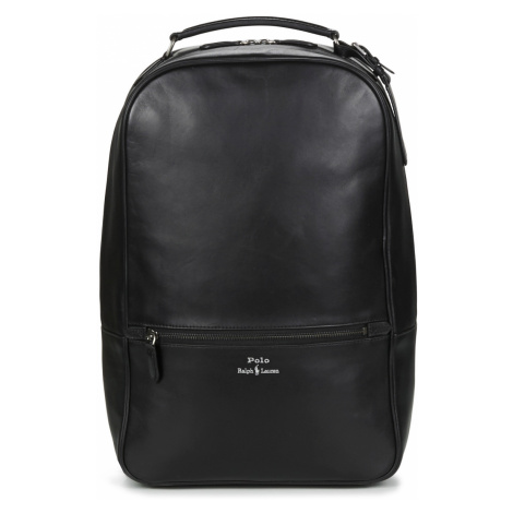 Polo Ralph Lauren BACKPACK SMOOTH LEATHER Černá