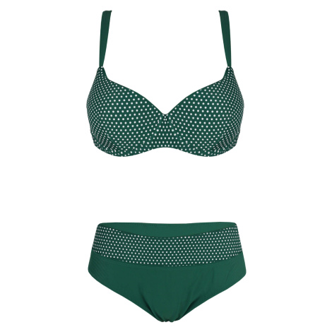Nika Green plavky s kosticemi vyztužené S1162 zelená Modera