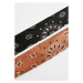 Satin Bandana 2-Pack - black+cognac