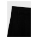 Dětská riflová sukně United Colors of Benetton černá barva, mini, áčková