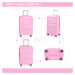 Kono Cestovní kufr na kolečkách Classic Collection - růžový 50L