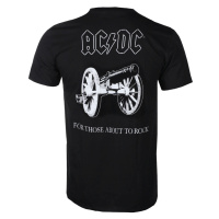 Tričko metal pánské AC-DC - F&B About To Rock - ROCK OFF - ACDCBPTSP06MB