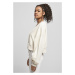 Ladies Organic Oversized Short Terry Cardigan - whitesand