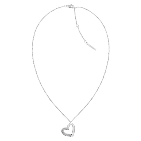 Calvin Klein Slušivý ocelový náhrdelník se srdíčkem Minimalist Hearts 35000384