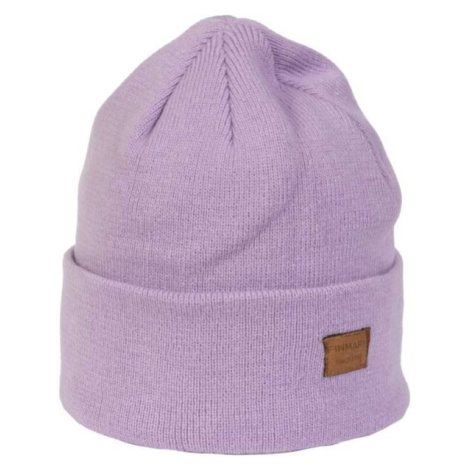 Finmark WINTER HAT Dámská zimní pletená čepice, fialová, velikost