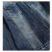 Tmavě modrá krátká dámská džínová bunda model 16146991 - Re-Dress