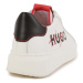 Dětské kožené sneakers boty HUGO bílá barva