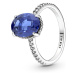 Pandora Stříbrný zásnubní prsten ve stylu vévodkyně Kate Timeless 190056C01 50 mm