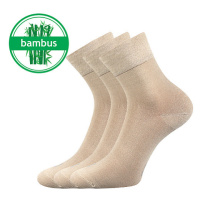 Bambusové ponožky Lonka - Demi, béžová Barva: Béžová