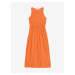 Oranžové dámské šaty Marks & Spencer