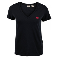 Levi's® PERFECT V-NECK TEE SHIRT Dámské tričko, černá, velikost