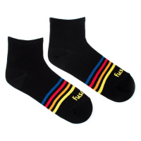 Tříčtvrteční ponožky Proužek černý Fusakle
