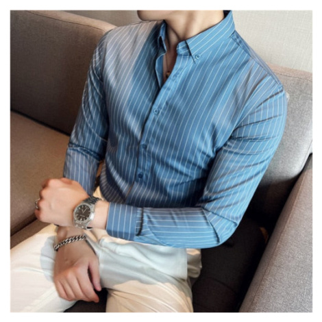 Pruhovaná pánská košile office styl JFC FASHION