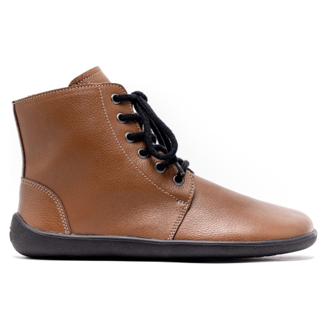 Barefoot kotníkové boty Be Lenka Nord – Caramel 46
