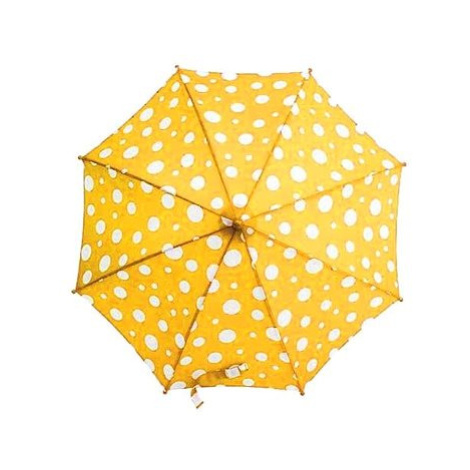 Derby Maxi Dots - dětský holový vystřelovací deštník, žlutá, puntík žlutá