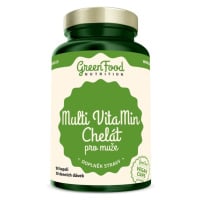 GreenFood Multi VitaMin Chelát Pro muže 90 kapslí