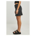 Ladies Organic Stretch Button Denim Skirt - black washed