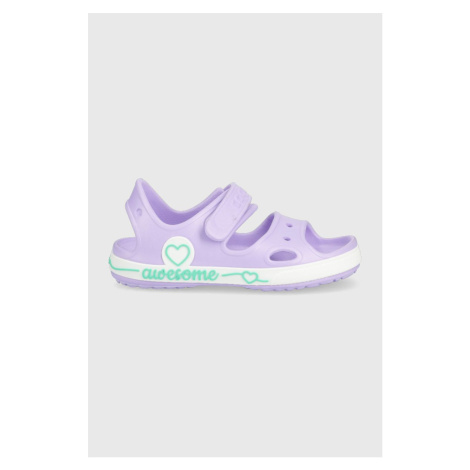 Dětské sandály Coqui fialová barva