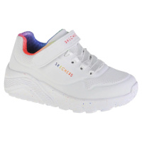 BÍLÉ DÍVČÍ TENISKY SKECHERS UNO LITE RAINBOW SPECKS Bílá