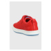 Dětské kožené sneakers boty Camper červená barva