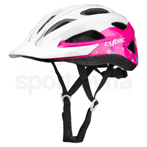 Cyklistická helma Cytec Firestarter 2.10 J - růžová/bílá 52-57 cm