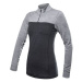 SENSOR MERINO BOLD dámské triko dl.rukáv zip šedá/cool gray