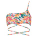 DEFACTO Regular Fit One Shoulder Floral Print Bikini Top