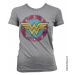 Wonder Woman tričko, Wonder Woman Distressed Logo Girly, dámské