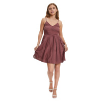 Vero Moda Dámské šaty VMHONEY Regular Fit 10220925 Rose Brown