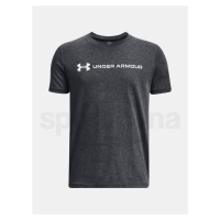 Tričko Under Armour UA B LOGO WORDMARK SS-BLK