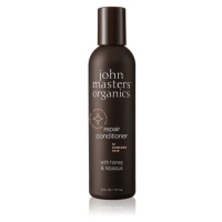 John Masters Organics Honey & Hibiscus Conditioner obnovující kondicionér pro poškozené vlasy 17