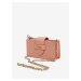 Světle růžová dámská crossbody kabelka Guess Card Case On Chain