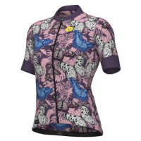 ALÉ Cyklistický dres s krátkým rukávem - VANESSA PR-E - růžová