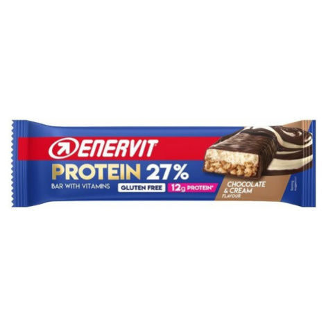 Tyčinka enervit protein bar 27% chocolate+cream flavour 45g