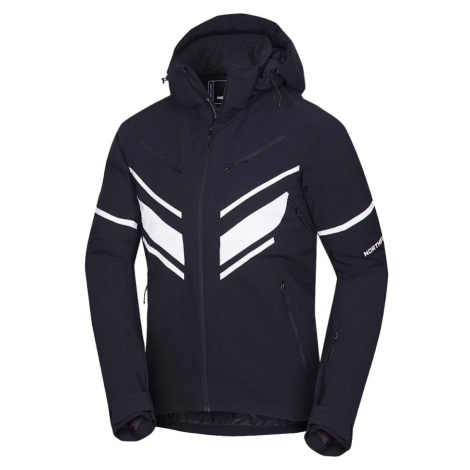 Northfinder Earl Pánská lyžařská bunda BU-5145SNW černá bílá