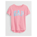 Dětské tričko GAP logo better arch Růžová