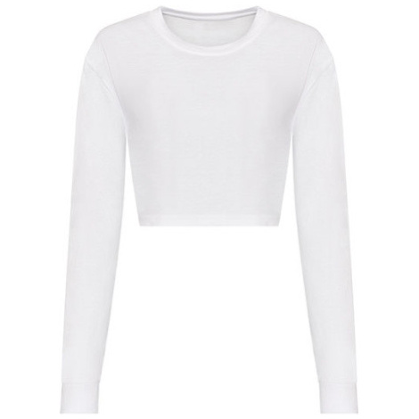 Just Ts Dámský crop top JT016 Solid White