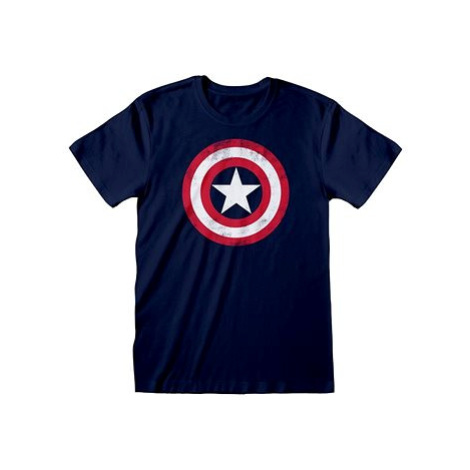 Captain America - Shield Distressed - tričko Local Heroes
