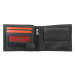Pánská kožená peněženka Pierre Cardin Jemeliah, černá