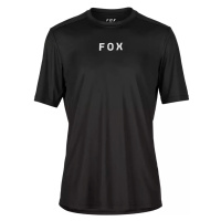 FOX Cyklistický dres s krátkým rukávem - RANGER MOTH - černá