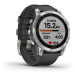 Garmin Fenix 7 Silver/ Graphite Silicone Band - 010-02540-01