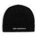 Čepice karl lagerfeld k/essential beanie černá