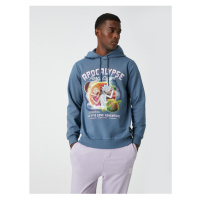 Koton Rick And Morty Sweatshirt Raised Licensed Printed