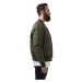 Bunda Urban Classics Basic Quilt Bomber Jacket - olive