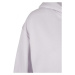 Ladies Short Oversized Zip Jacket - softlilac