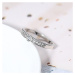 Victoria Filippi Pozlacený prsten Agnelli s 3ct čirým zirkonem P173/54 Bílá/čirá