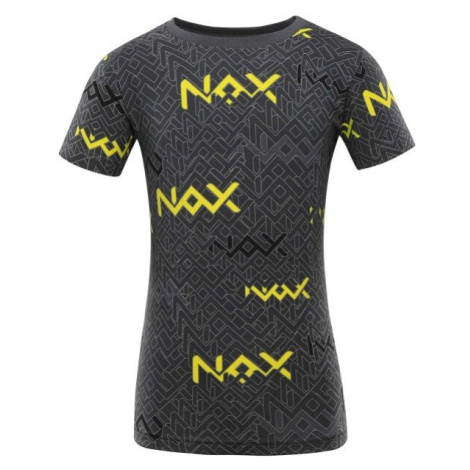 NAX ERDO Dětské triko, tmavě šedá, velikost