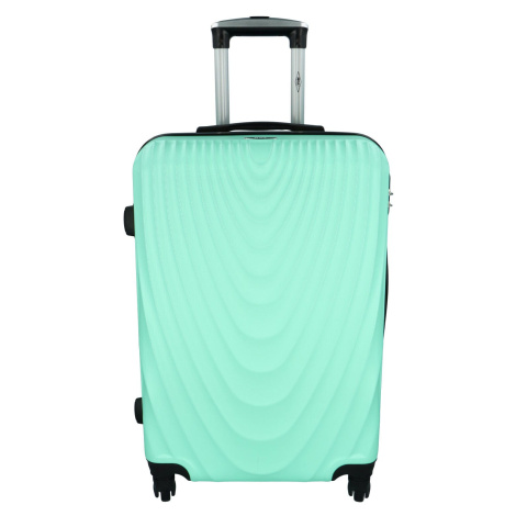 Cestovní kufr Travel Green, zelená L RGL