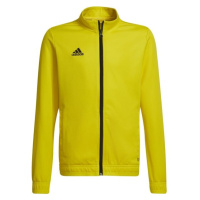 adidas ENTRADA 22 TRACK JACKET Juniorská fotbalová mikina, žlutá, velikost