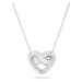 Swarovski Romantický náhrdelník Srdce s krystaly Matrix 5647924